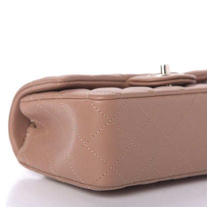 Chanel Lambskin Quilted Mini Rectangular Flap Brown 6 of 9