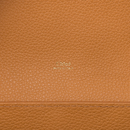 Chloe Shiny Grained Calfskin Medium Aby Day Shoulder Bag Ochre 5 of 8