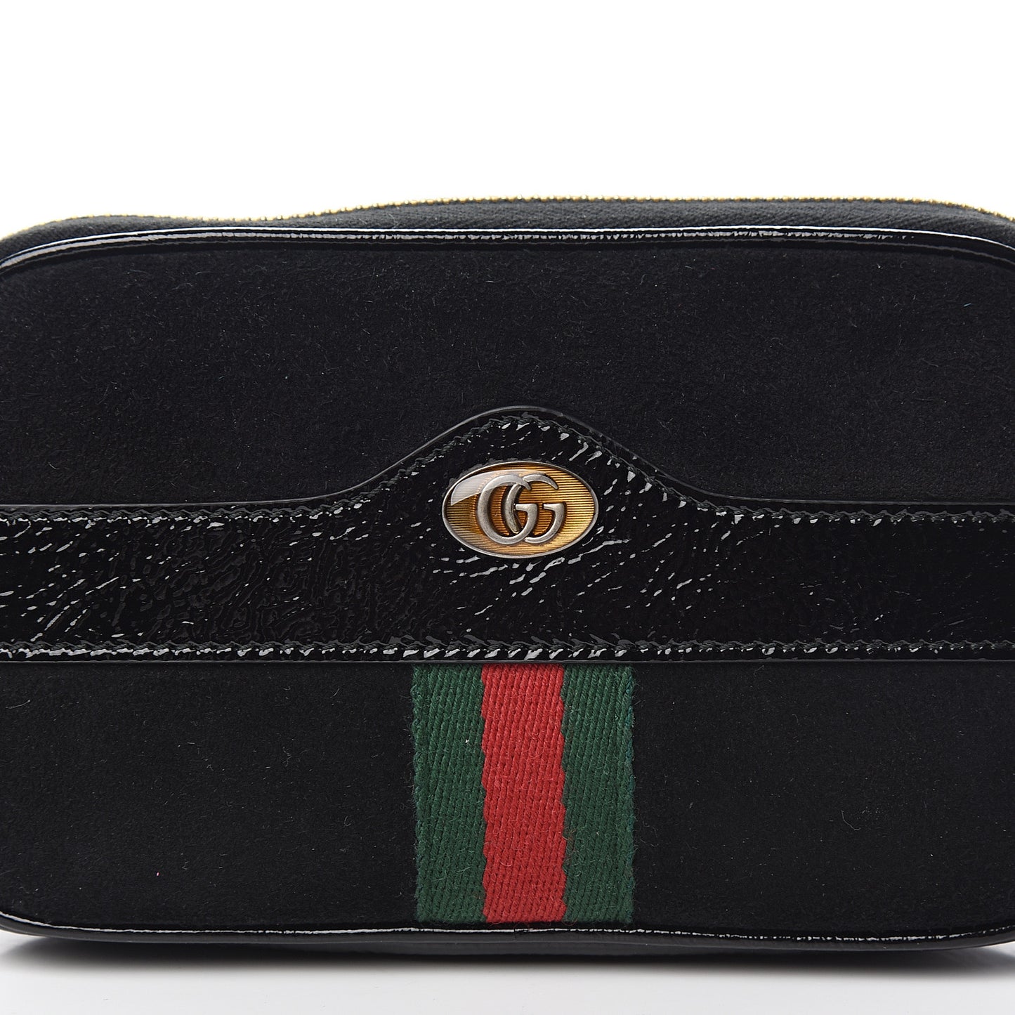 Suede Patent Ophidia Belted iPhone Case 75 30 Black