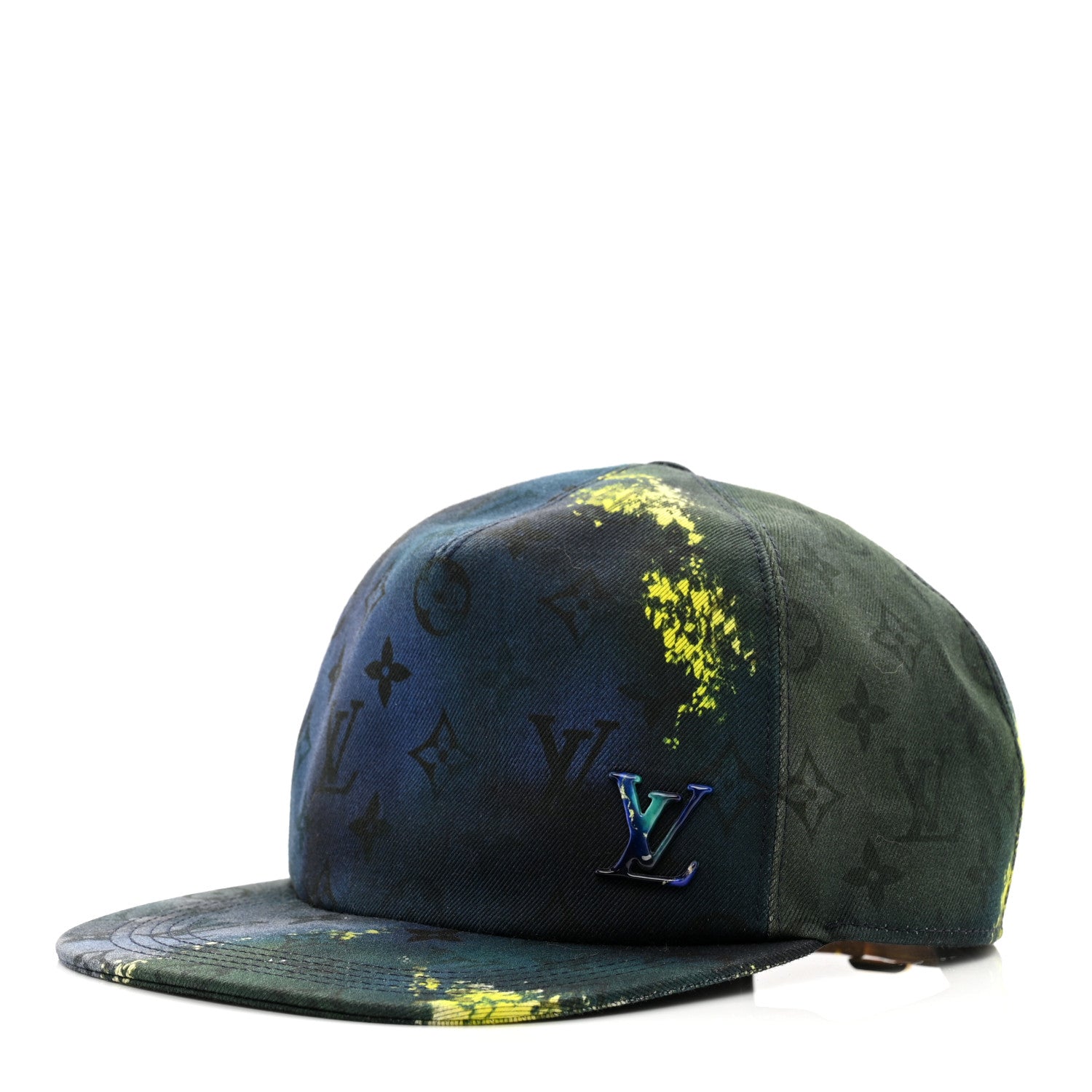 Louis Vuitton Monogram Tie Dye Cap 58 Multicolor Blue 1 of 9