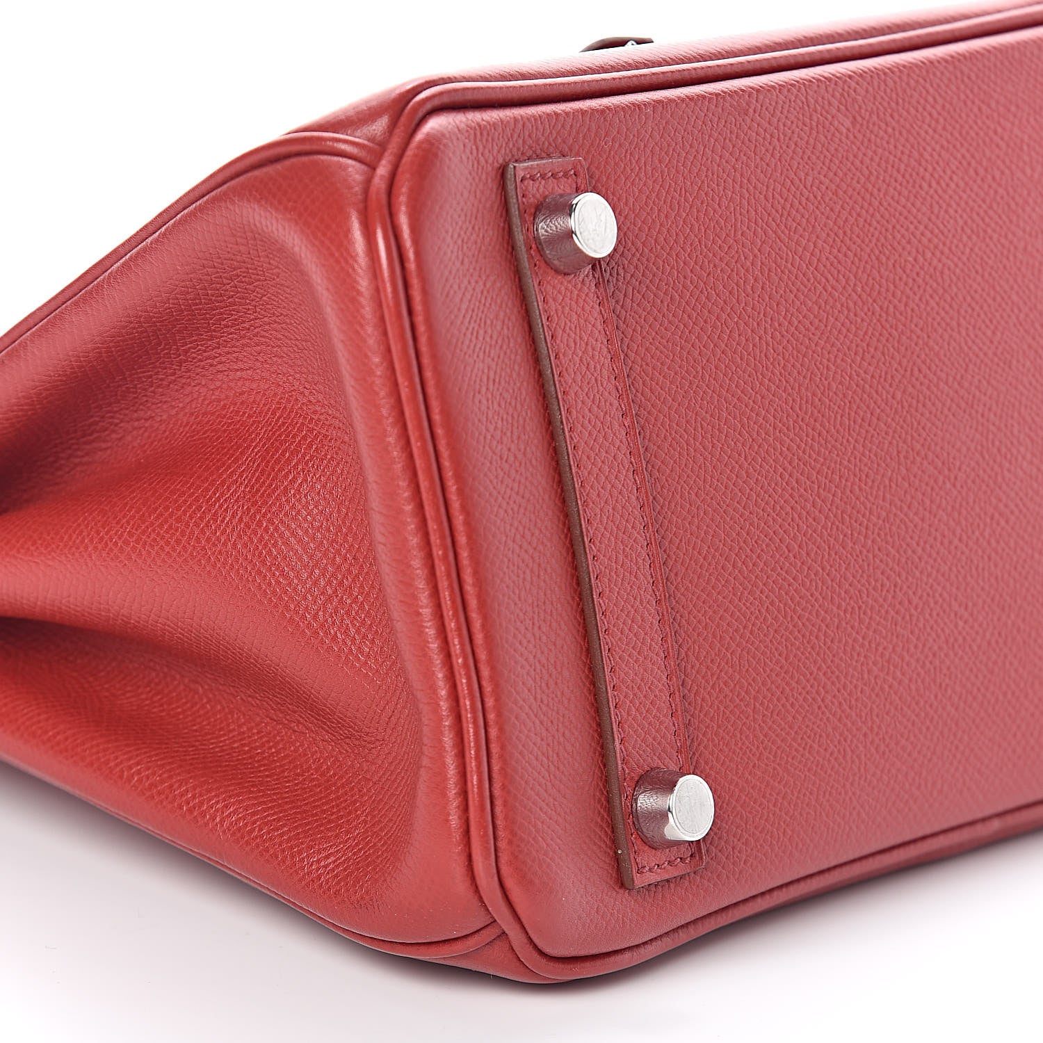 Hermes Epsom Birkin 25 Rouge Garance 9 of 10