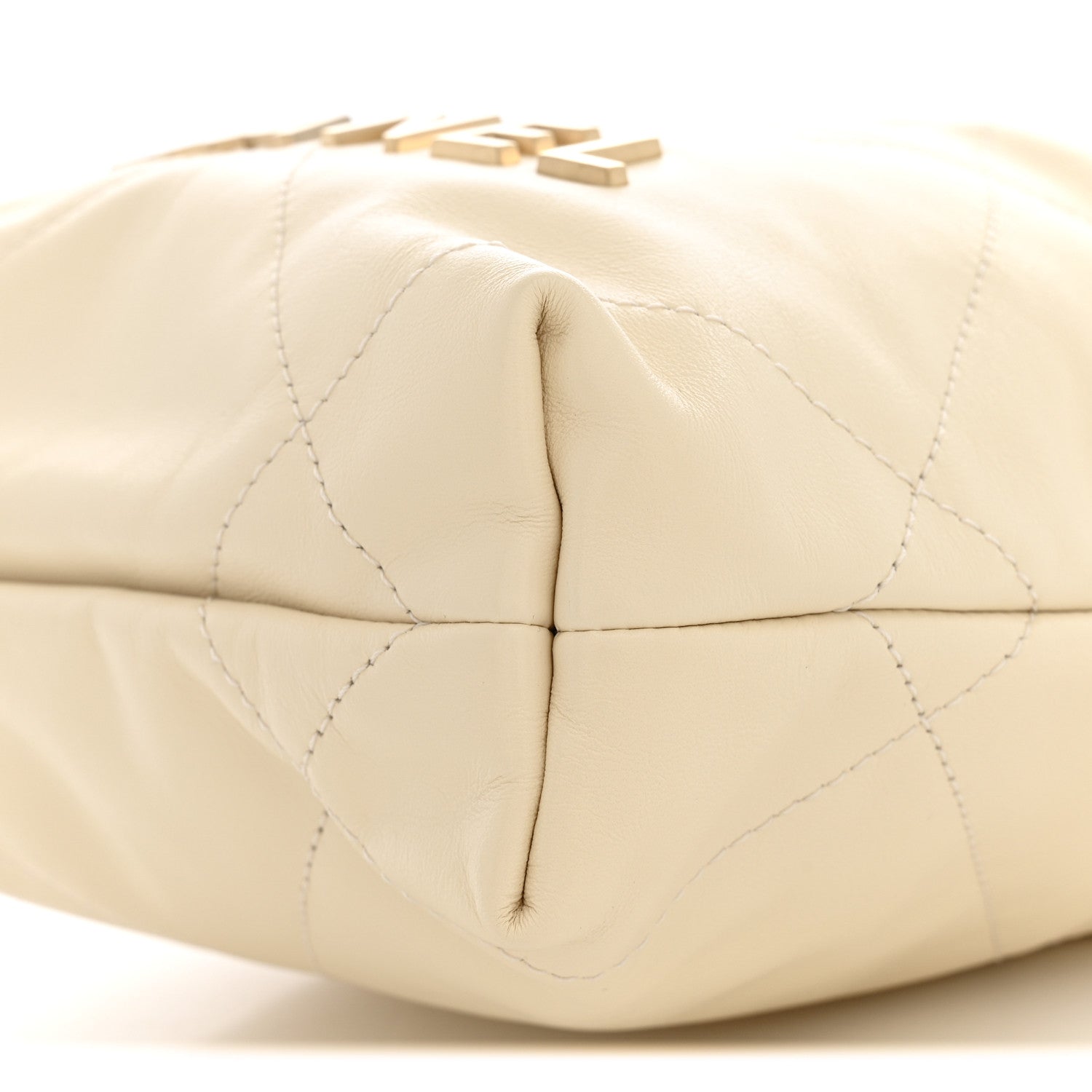 Chanel Shiny Calfskin Quilted Mini Chanel 22 Light Beige 10 of 11