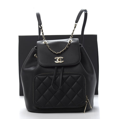 Chanel Caviar Quilted Business Affinity Backpack Black 9 of 10
