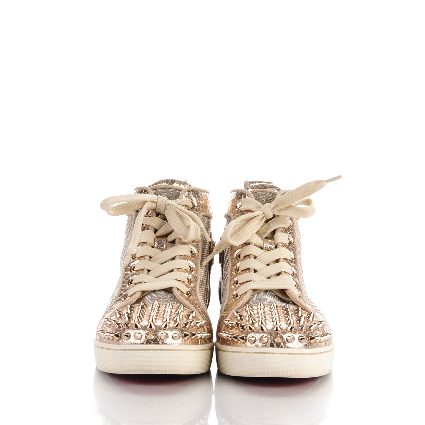 Lame Lou Spikes Flat Sneakers 36.5 gold