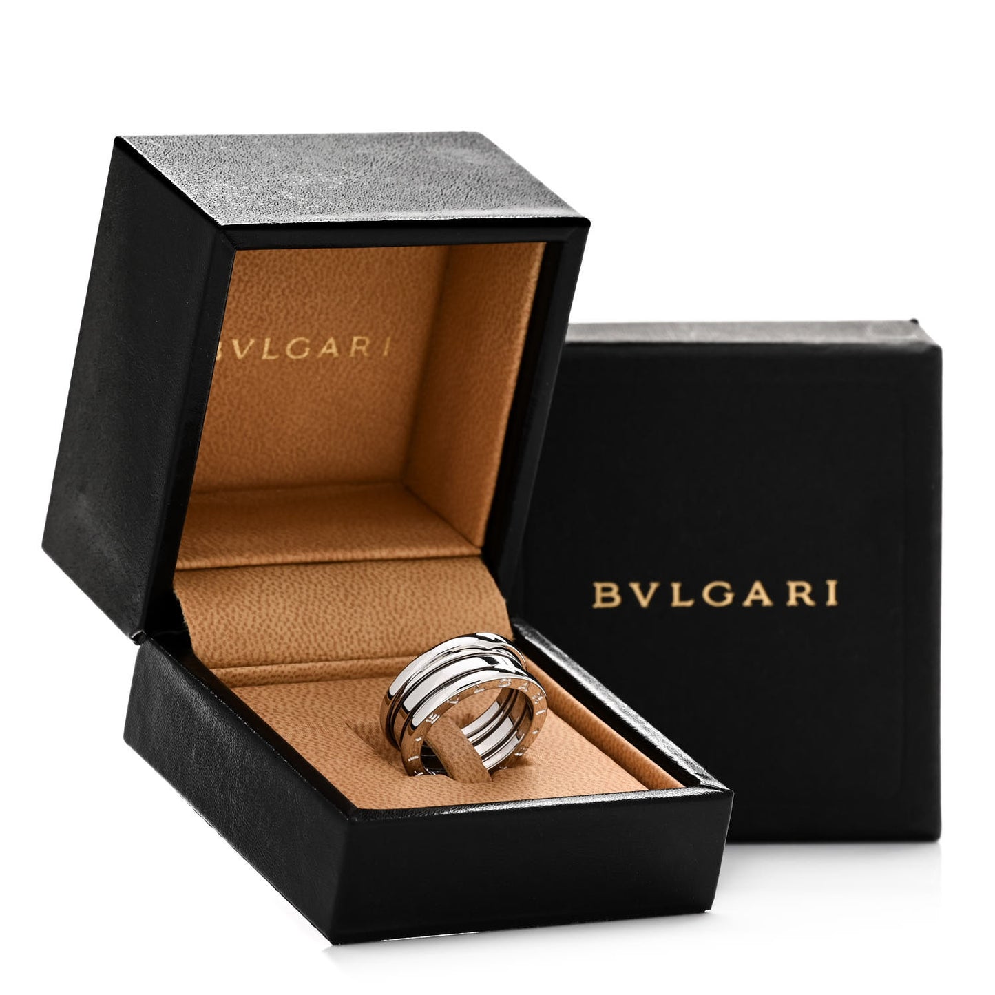 18K White Gold B.Zero1 Two-Band Ring 53 6.25