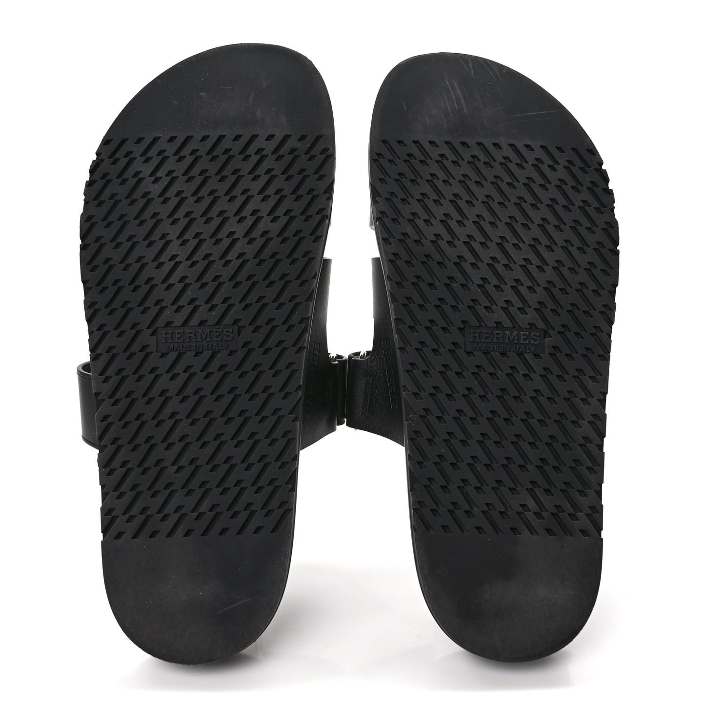 Calfskin Mens Chypre Sandals 43 Black