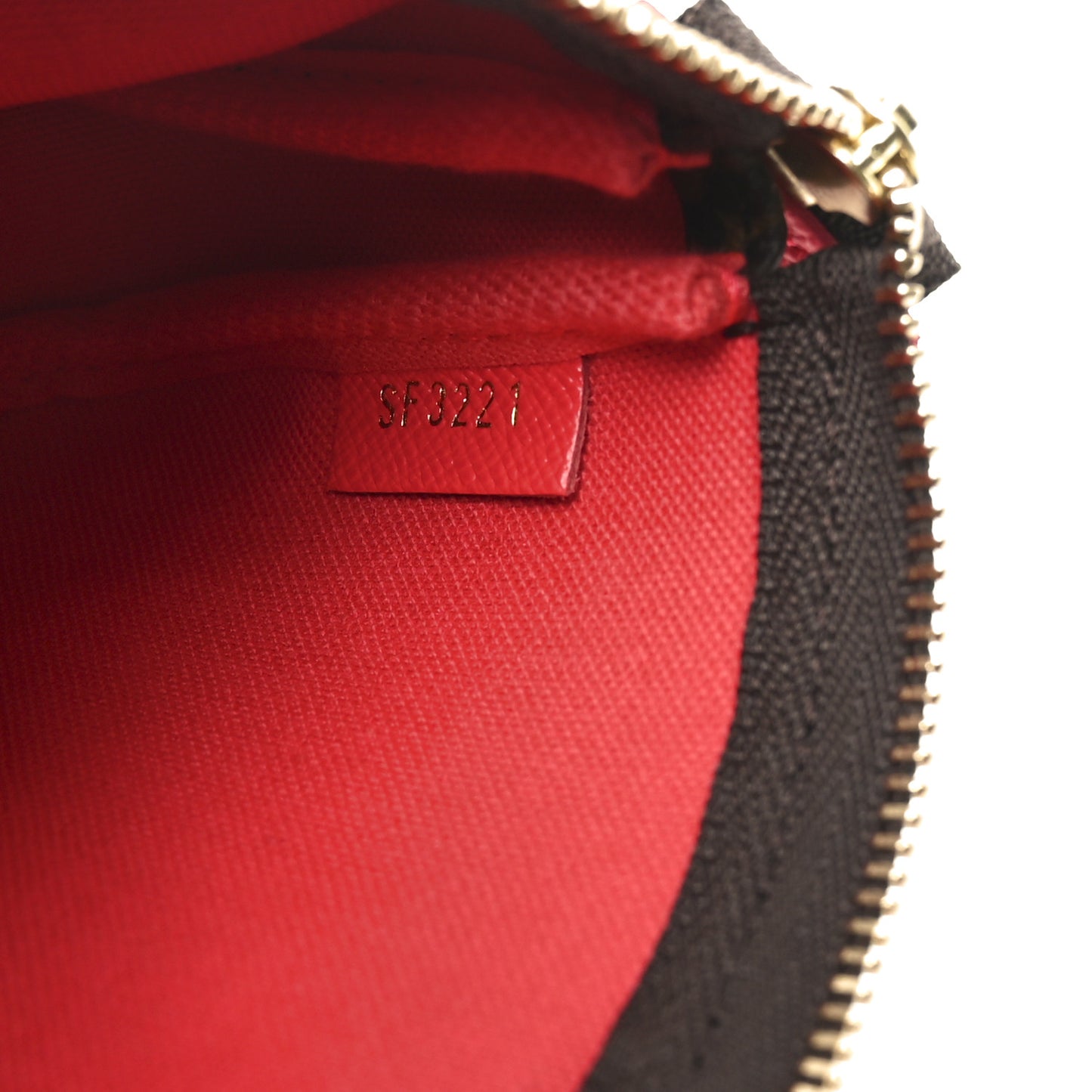 Monogram 2021 Christmas Animation London Mini Pochette Accessories Red
