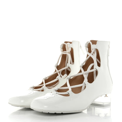 Christian Dior Patent Diorarty 30mm Pumps 39.5 White 3 of 9