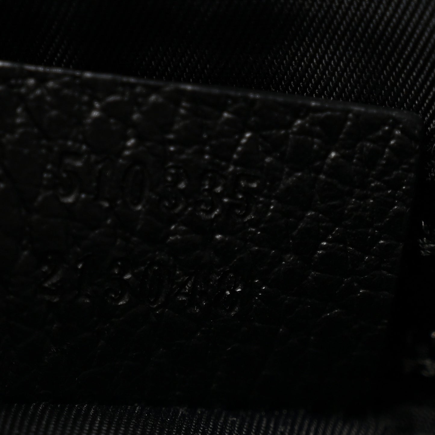 Nylon Monogram Double Buckle Flap Messenger Bag Black