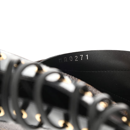 Louis Vuitton Patent Calfskin Monogram Star Trail Ankle Boots 38 Black 8 of 8