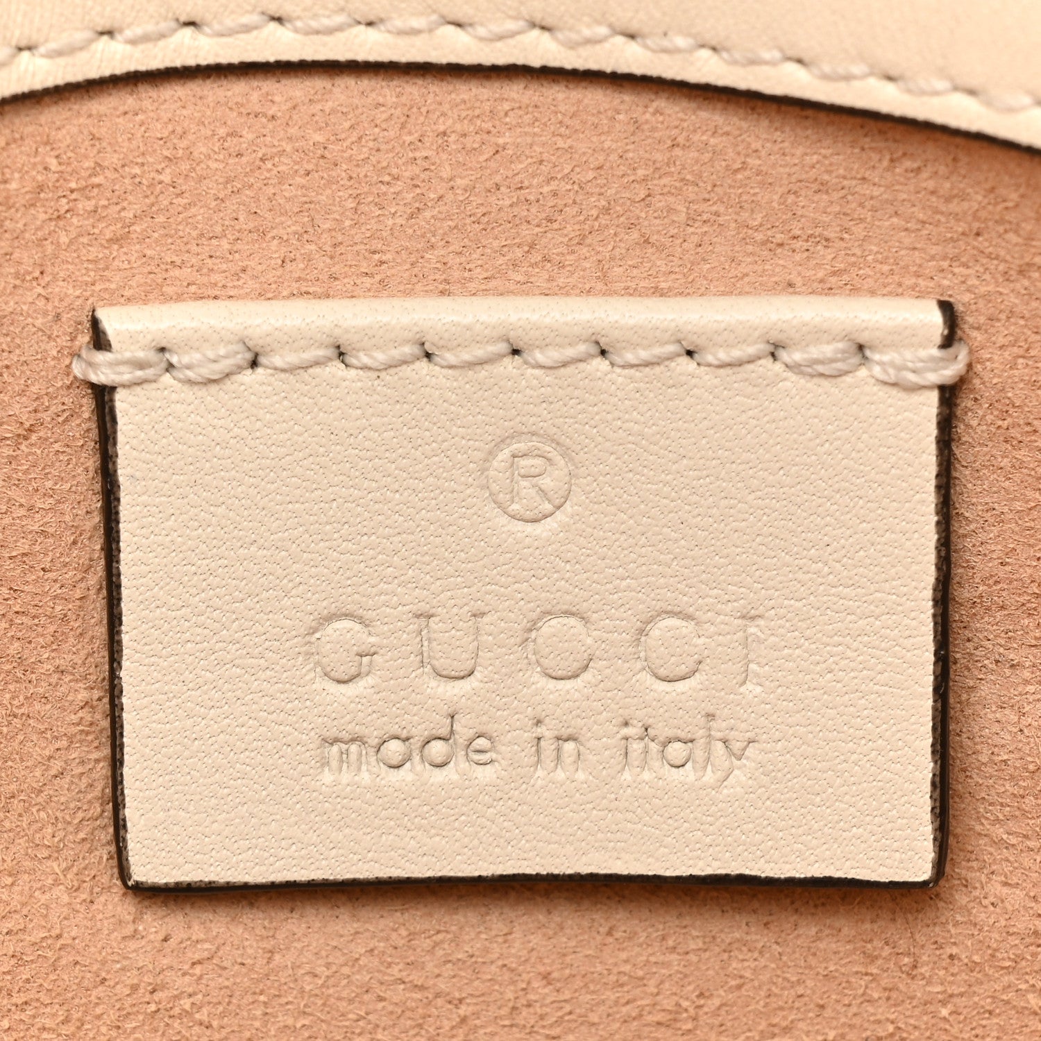 Gucci Calfskin Matelasse Super Mini GG Marmont Shoulder Bag White 6 of 18
