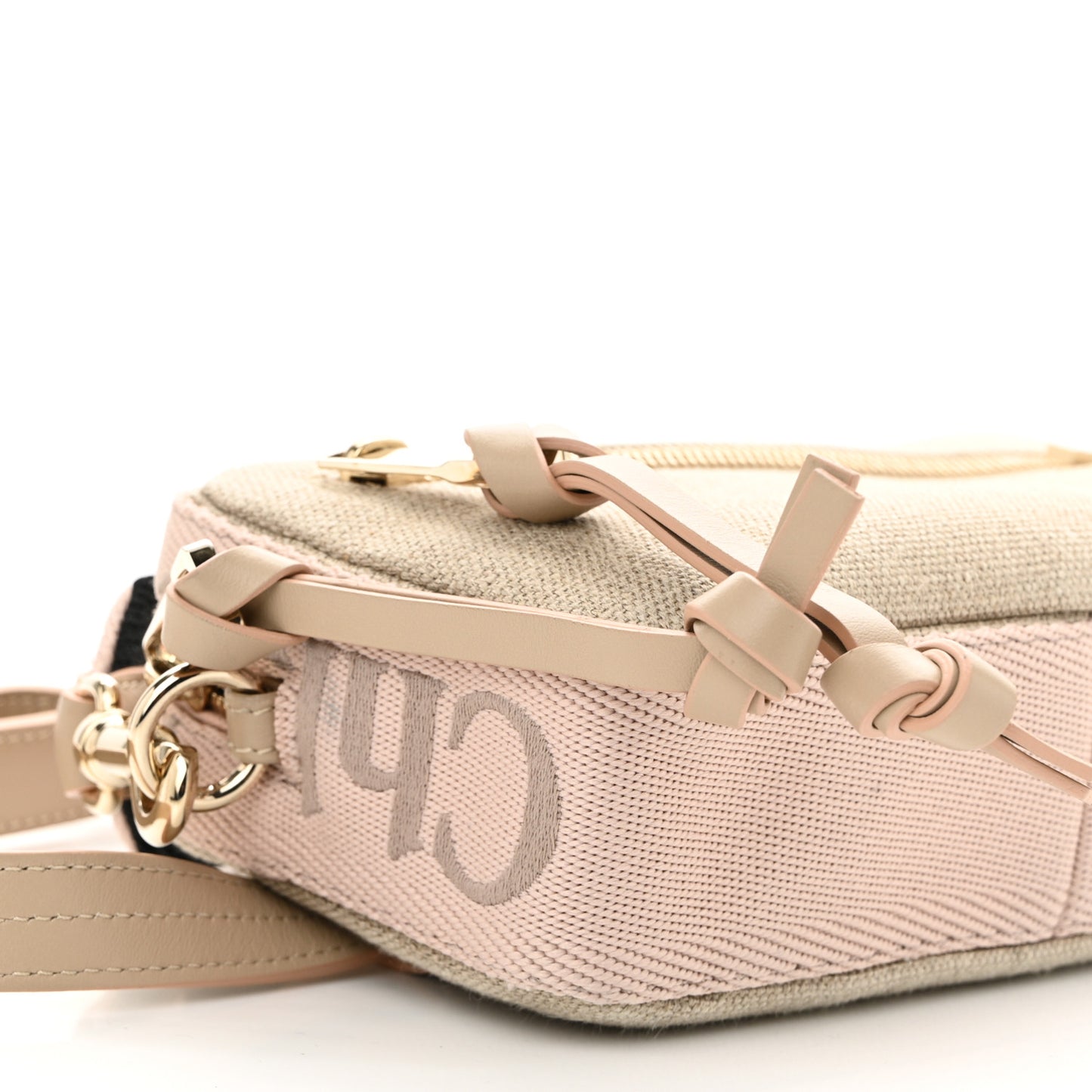Linen Woody Belt Bag Blush Beige
