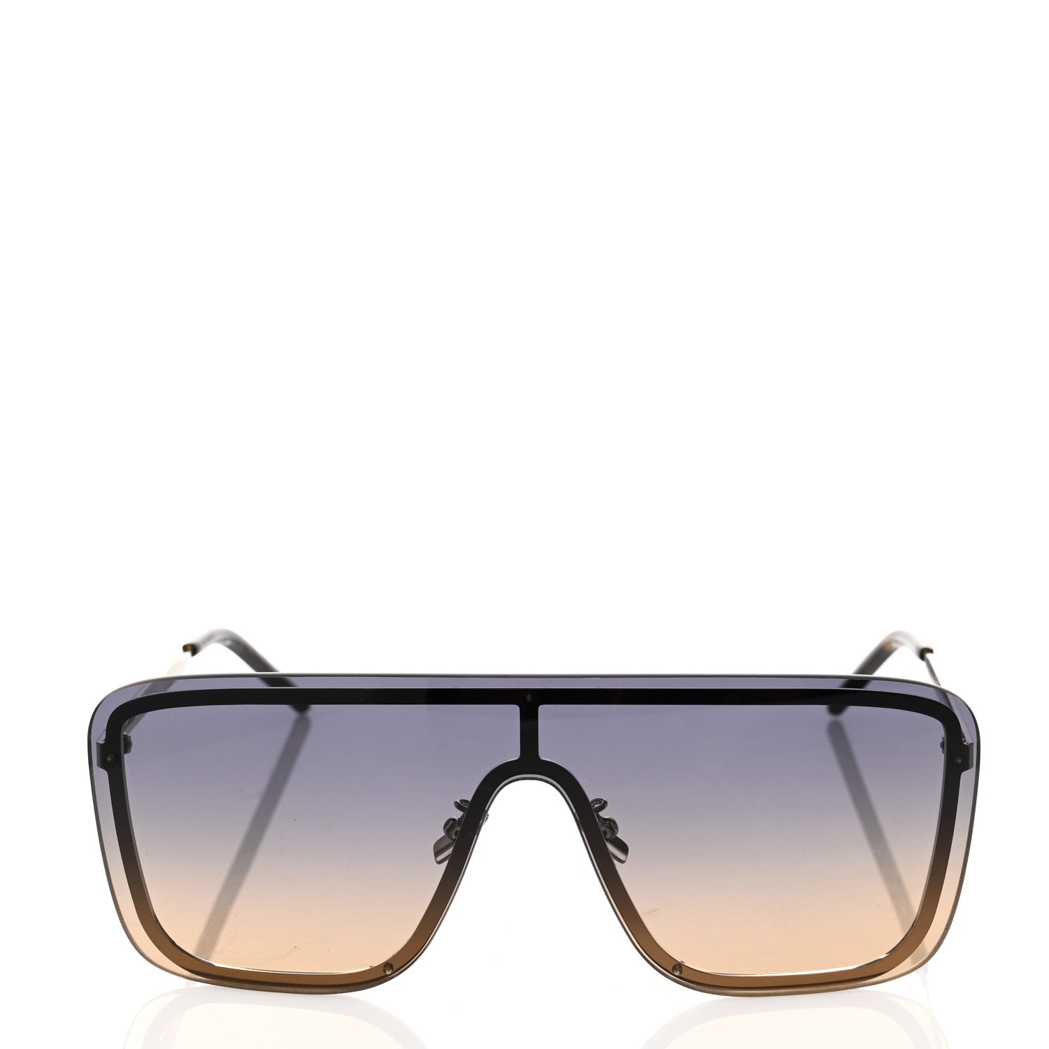 Saint Laurent Metal SL 364 Mask Sunglasses Shiny Silver 2 of 8