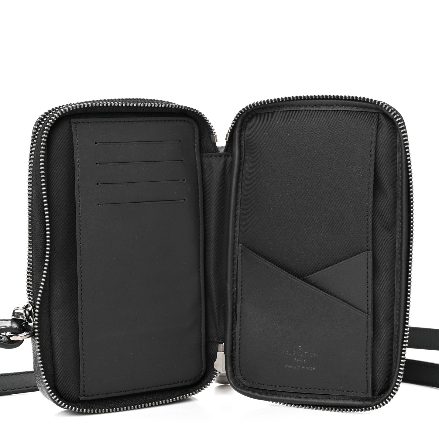 Monogram Eclipse Reverse Double Phone Pouch