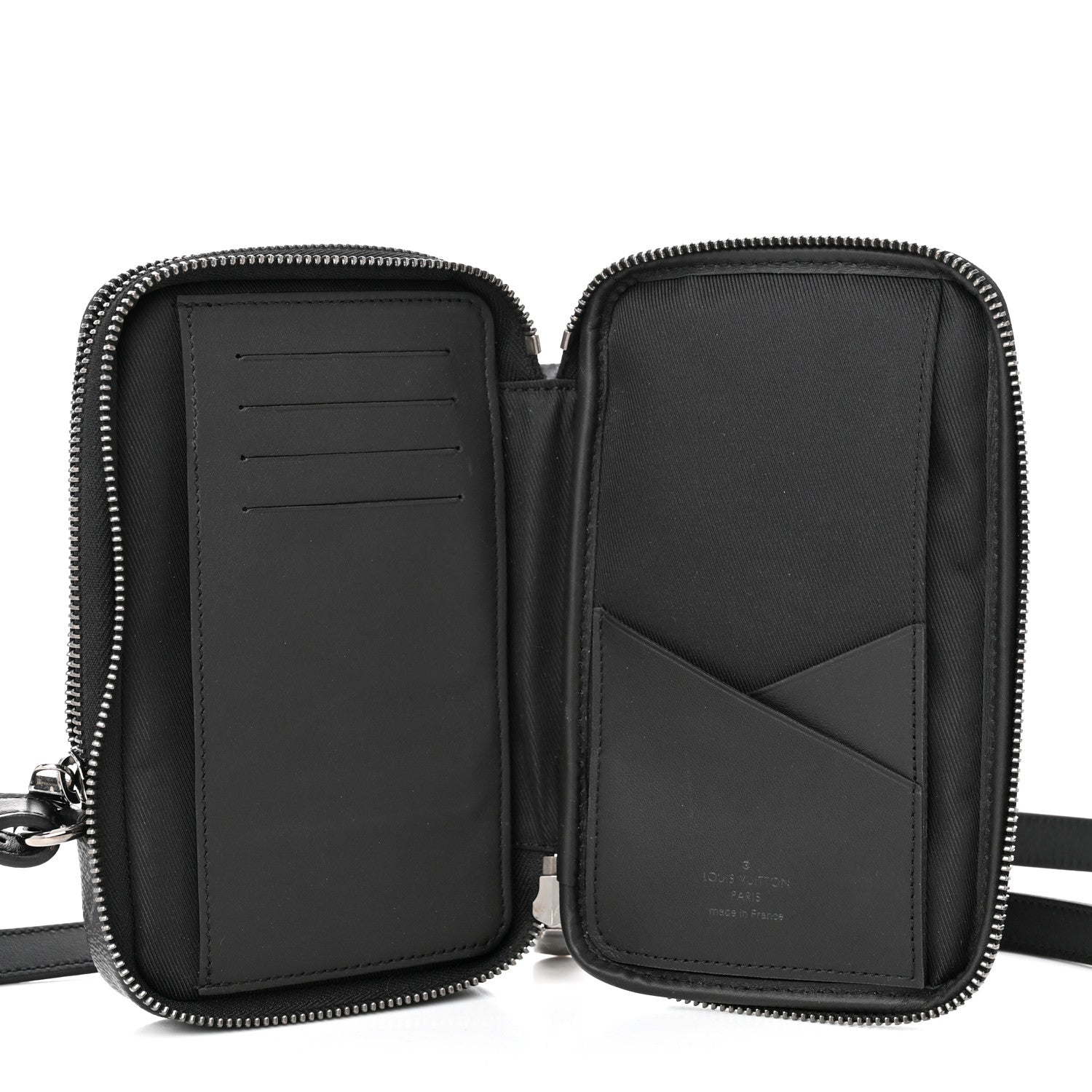 Louis Vuitton Monogram Eclipse Reverse Double Phone Pouch 6 of 11