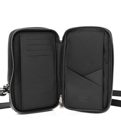 Louis Vuitton Monogram Eclipse Reverse Double Phone Pouch 6 of 11