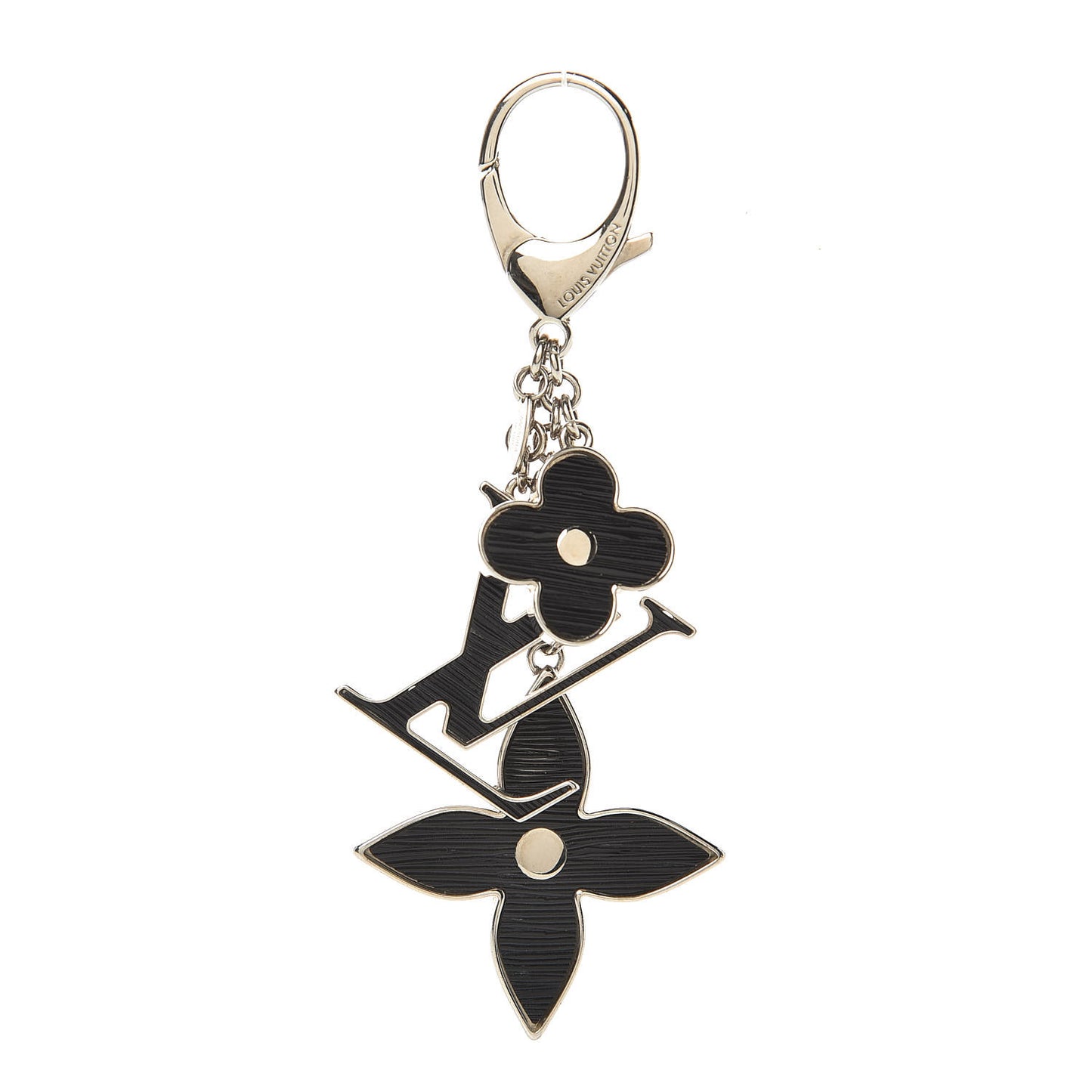 Electric Epi Fleur d'Epi Bag Charm Black