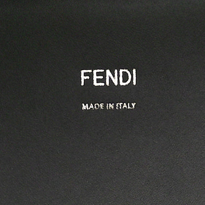 Fendi Vitello King Plexiglass Medium Fendi Sunshine Shopper Tote Black White 6 of 9