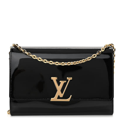 Louis Vuitton Patent Chain Louise GM Black 1 of 9