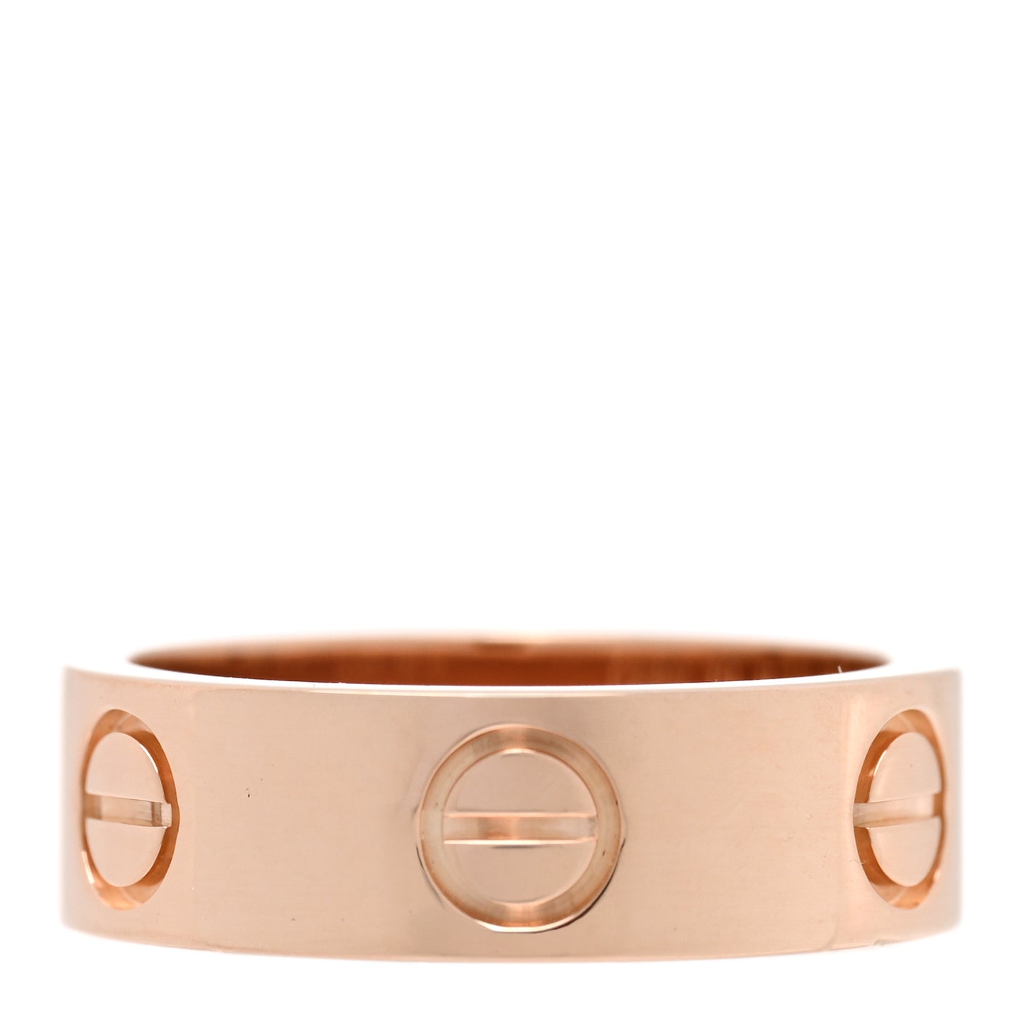 18K Pink Gold 5.5mm LOVE Ring 49 4.75