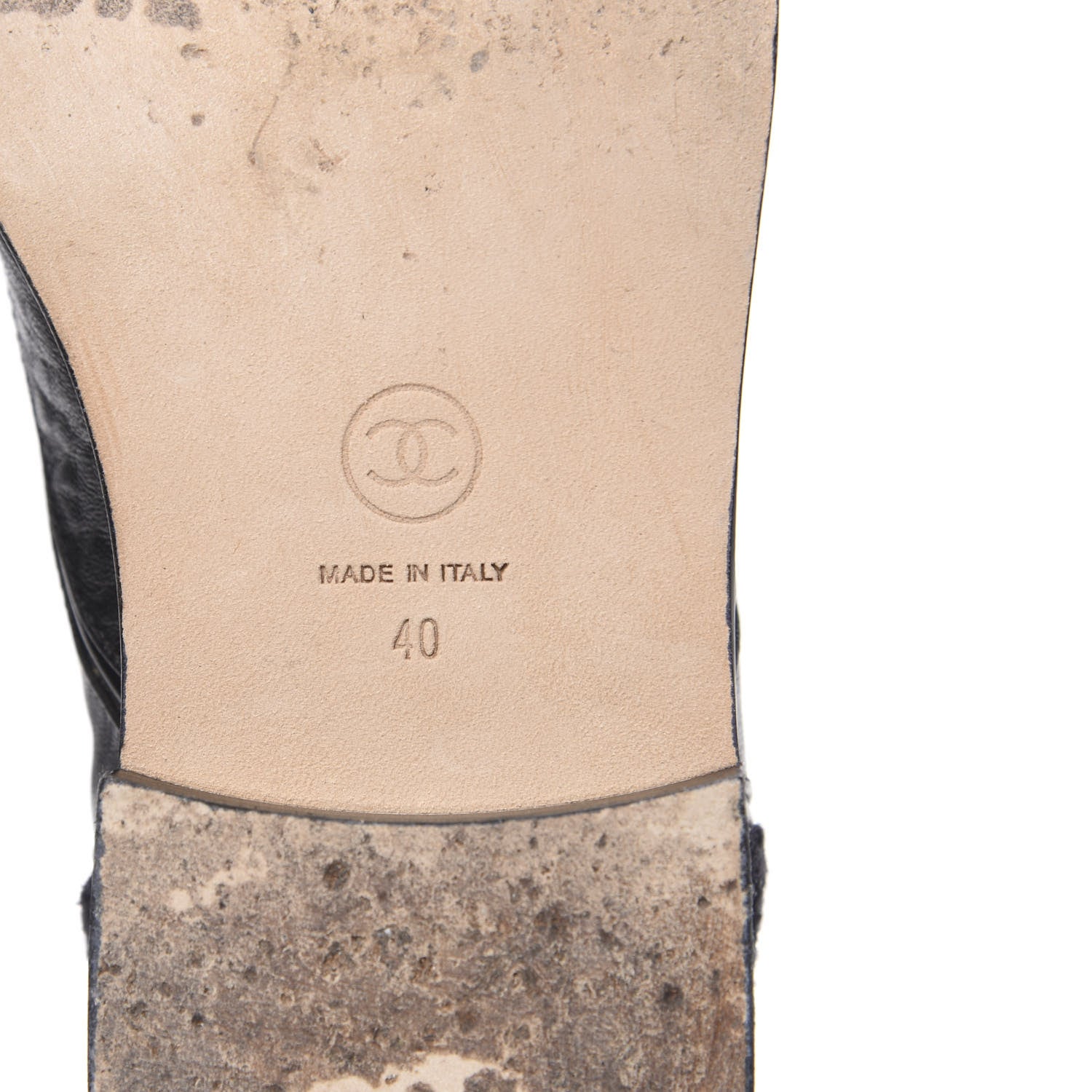 Chanel Fantasy Tweed Lambskin CC Short Boots 40 Black 6 of 7
