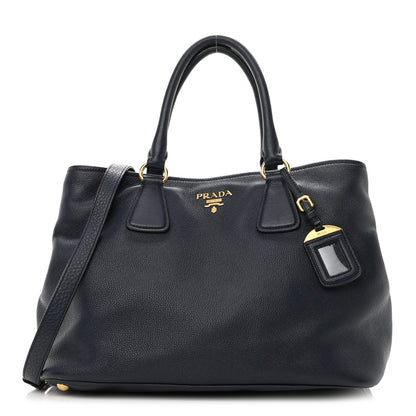 Prada Vitello Daino Tote Bluette 1 of 11