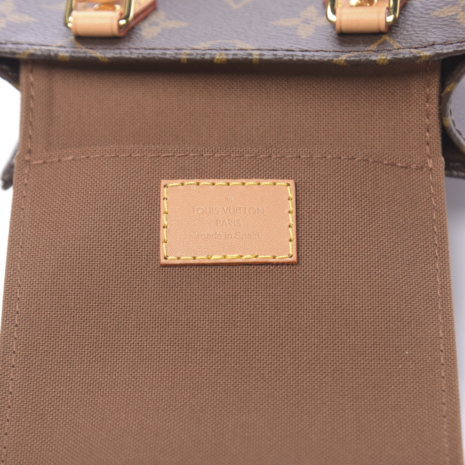 Louis Vuitton Monogram Petit Sac Plat 6 of 11