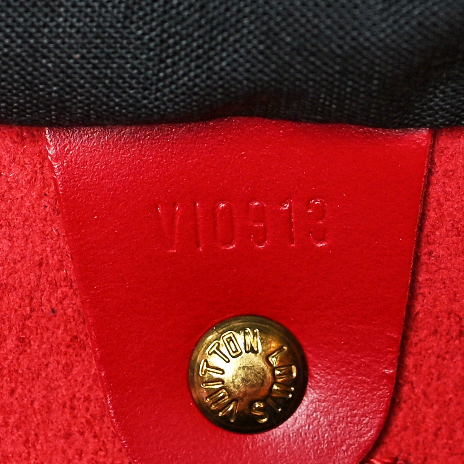 Louis Vuitton Epi Speedy 25 Castillan Red 7 of 15