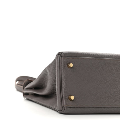 Hermes Togo Kelly Retourne 28 Etain 10 of 11