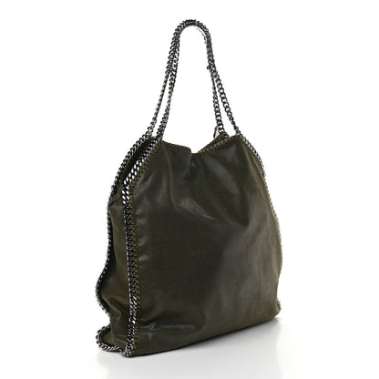 Stella McCartney Shaggy Deer Big Falabella Tote Olive 4 of 11