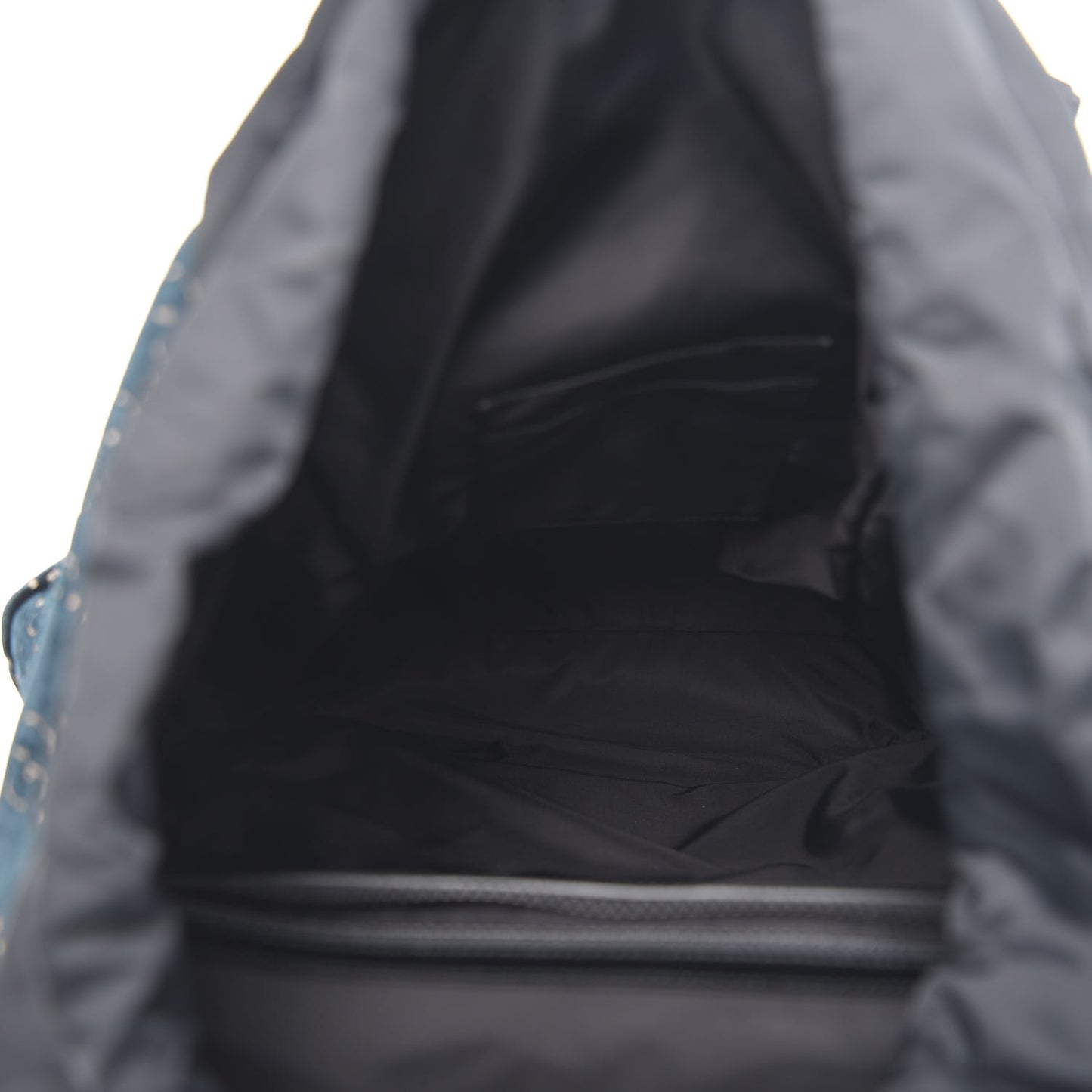 Velvet GG Monogram Web Medium Double Buckle Backpack Blue Beige Black