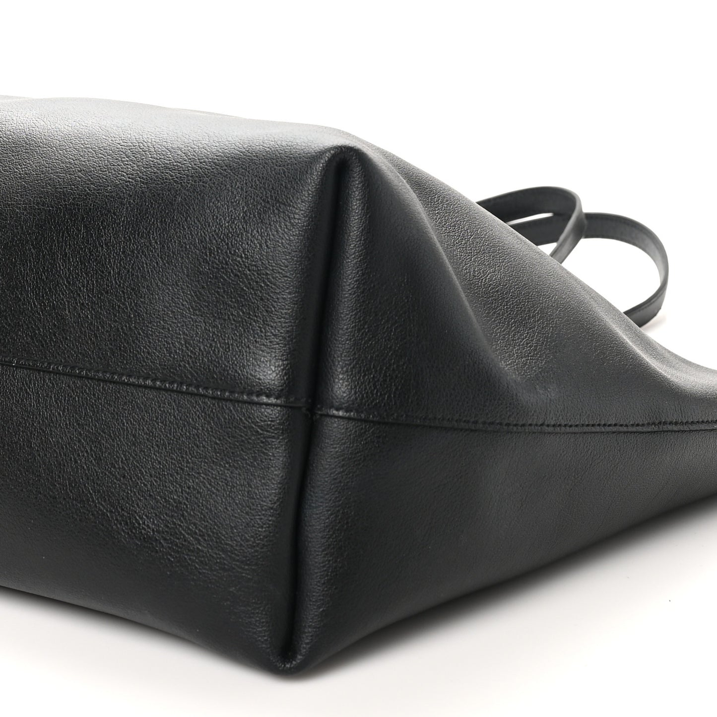 Calfskin Large Shopping Tote Black