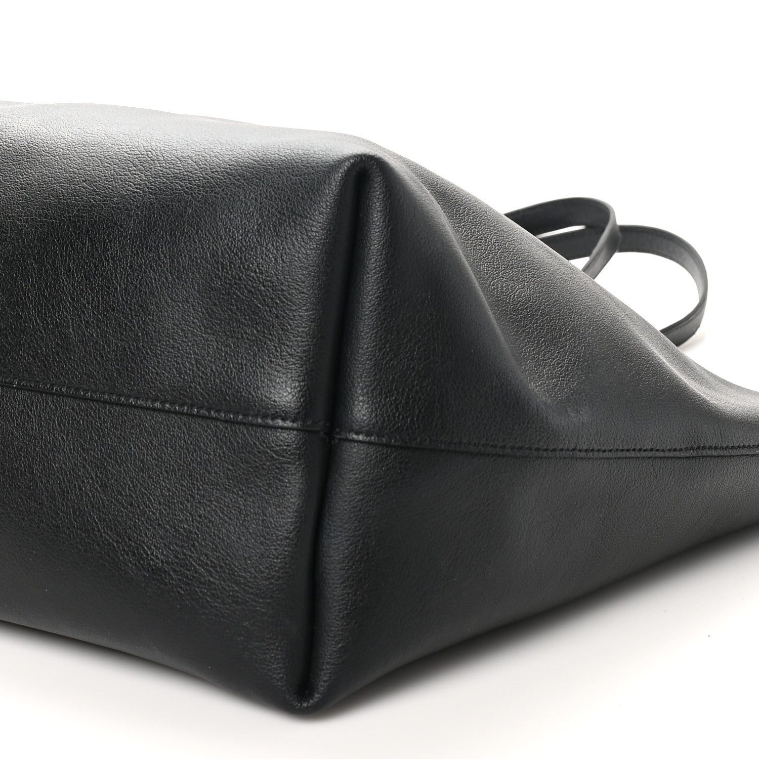 Saint Laurent Calfskin Large Shopping Tote Black 11 of 11