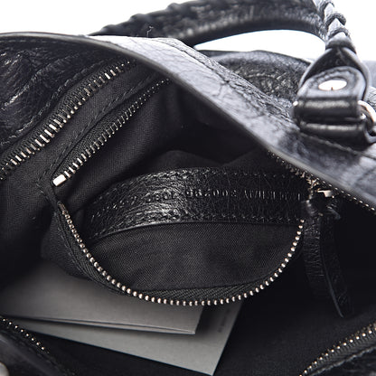 Balenciaga Agneau Classic Silver Hardware Mini S City Scarf Black 7 of 12