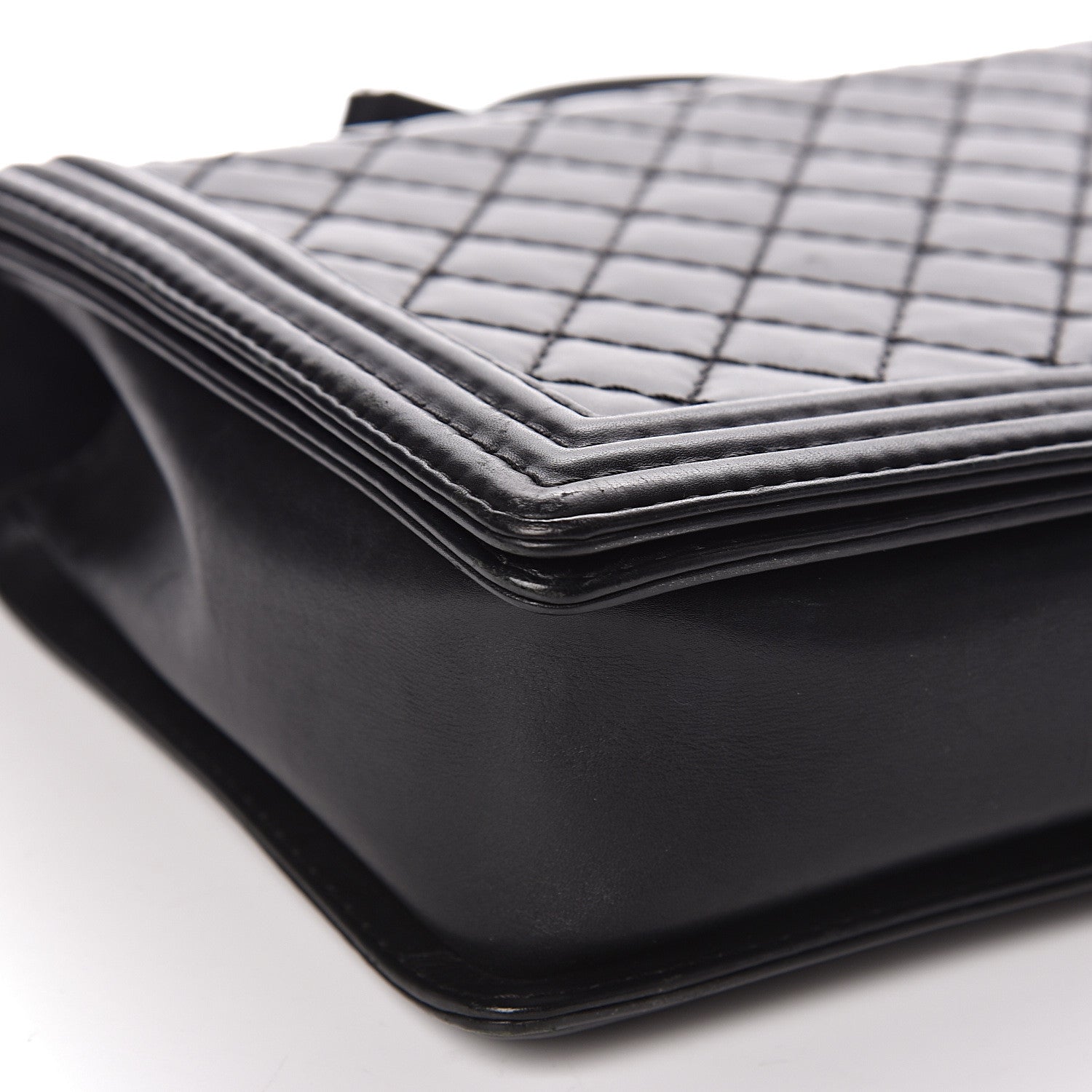 Chanel Calfskin Quilted Large Boy Flap Black 9 of 13