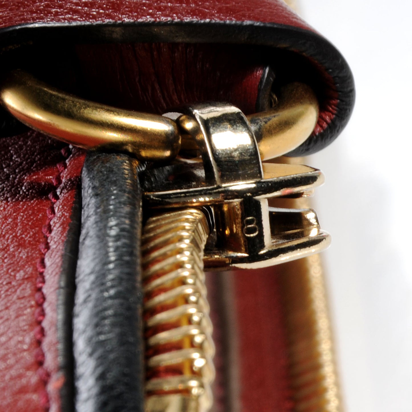 Calfskin Medium Marcie Satchel Garnet