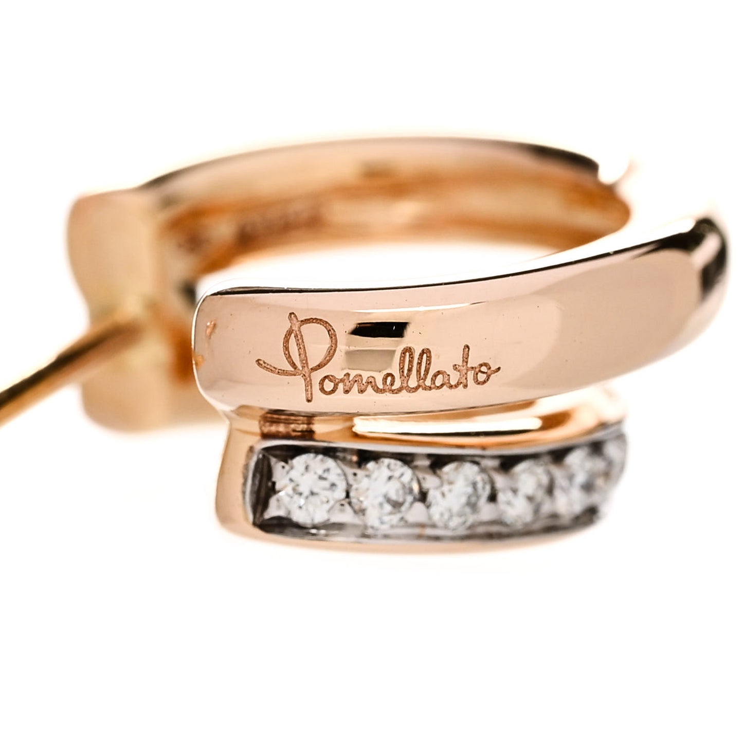 18K Rose Gold Diamond Iconica Earrings
