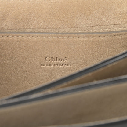 Chloe Suede Calfskin Small Faye Shoulder Bag Black 6 of 14