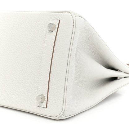 Hermes Togo Birkin 30 Gris Pale 7 of 9