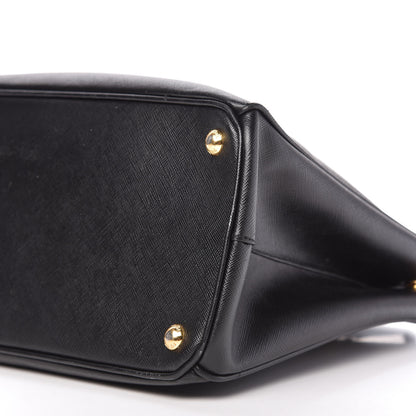 Prada Saffiano Medium Galleria Double Zip Tote Black 7 of 10