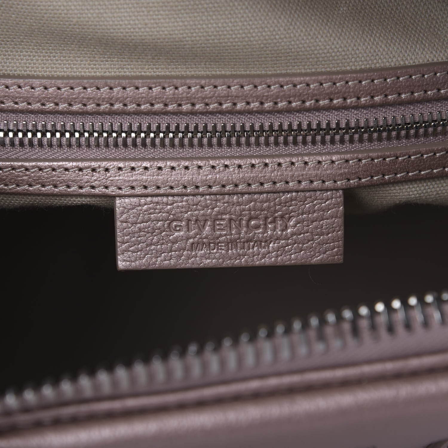 Givenchy Metallic Sugar Goatskin Small Antigona Light Pink 8 of 9