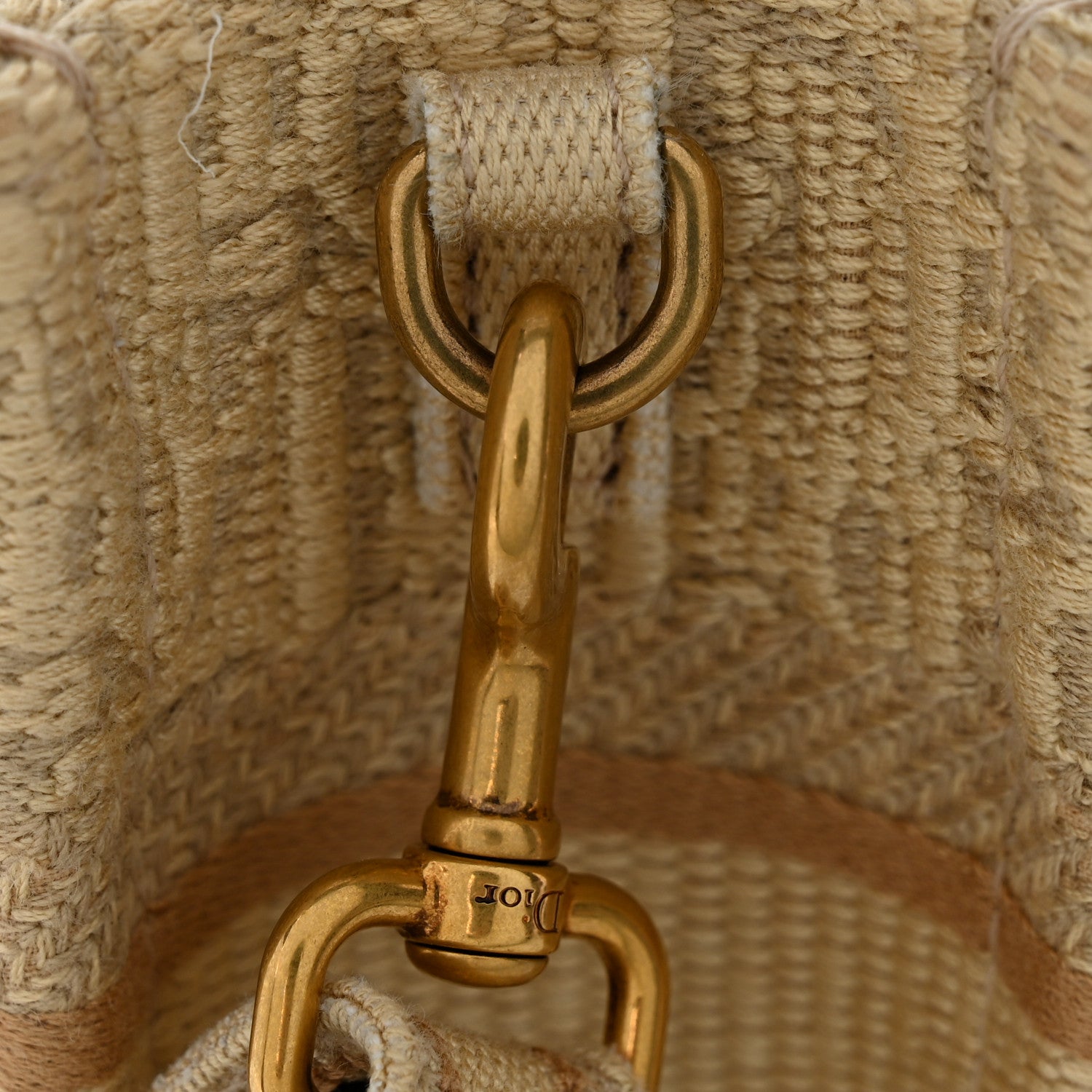 Christian Dior Raffia Oblique Mini Toile De Jouy Book Tote With Strap Beige 12 of 12