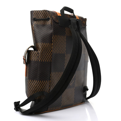 Louis Vuitton X NIGO Giant Damier Ebene Monogram Christopher PM Backpack 2 of 9
