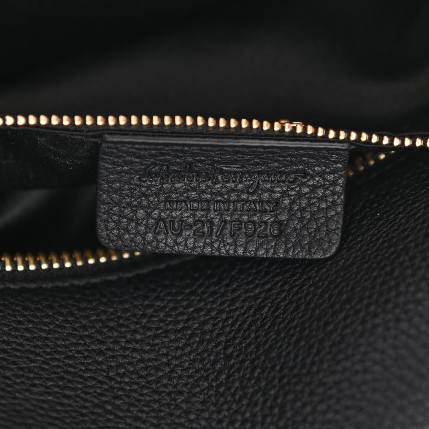 Grained Calfskin Bitter Pocket Tote Black
