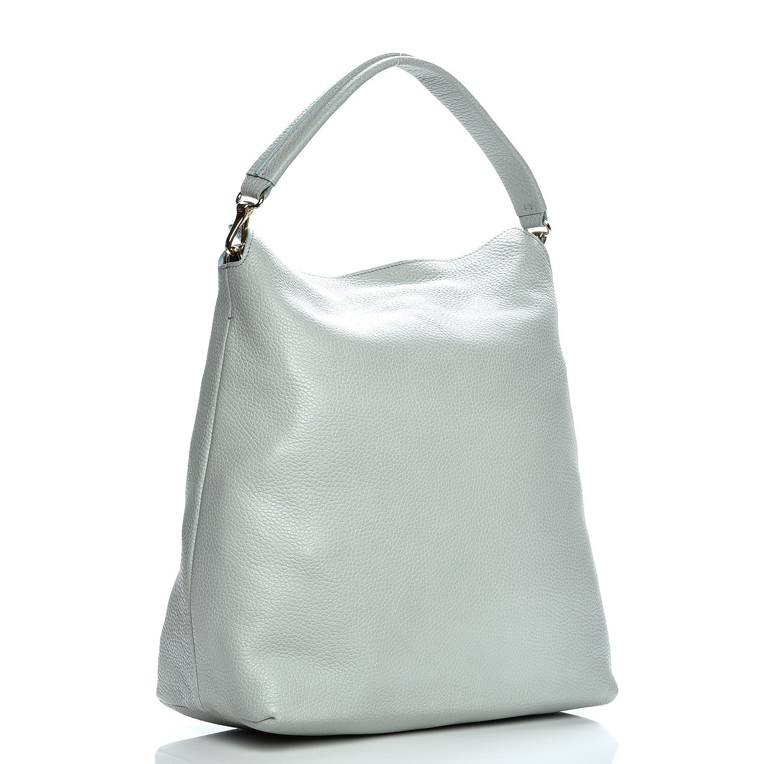 Burberry Grainy Calfskin Medium Cale Hobo Sky Blue 3 of 7