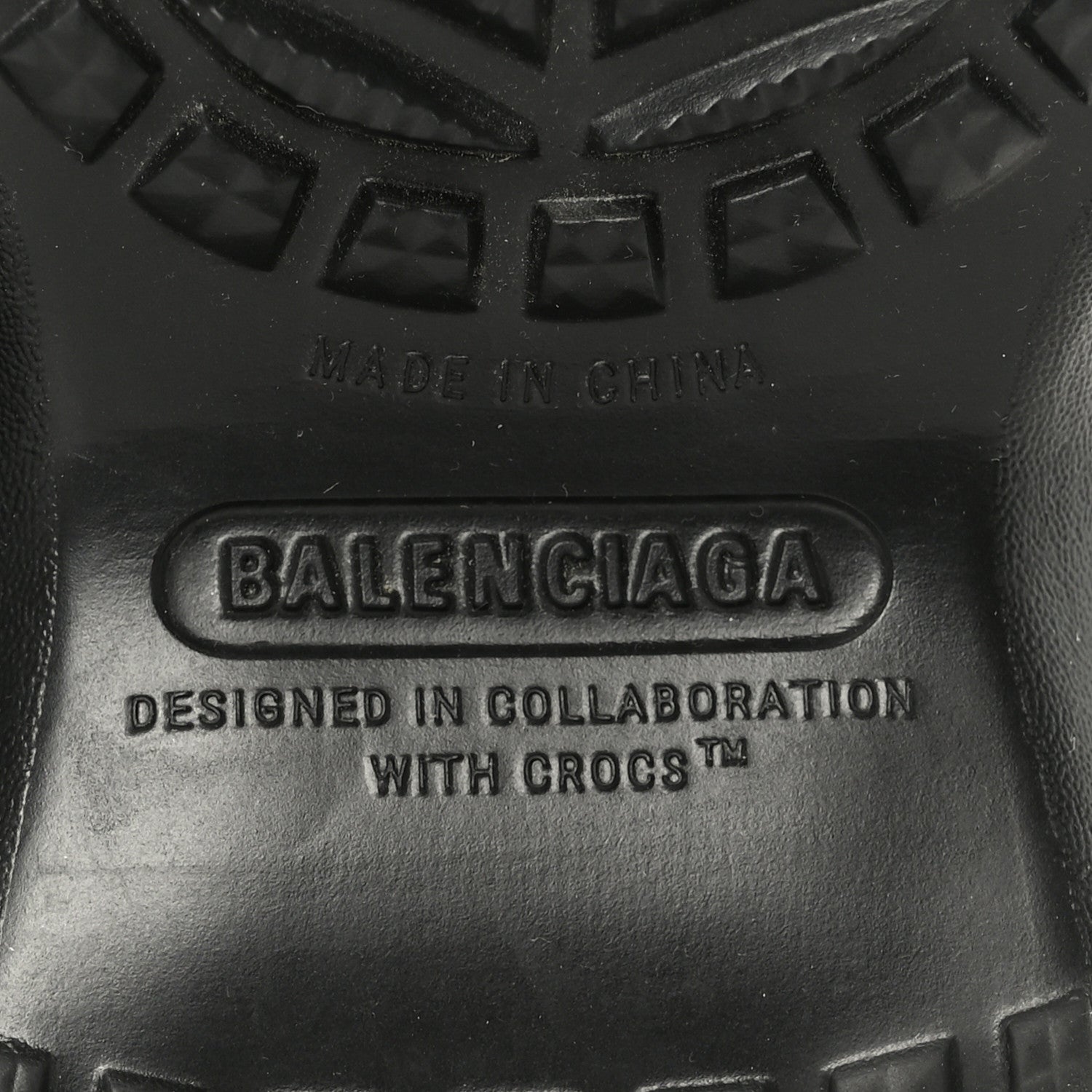 Balenciaga X CROCS Rubber Womens Mules 38 Black 8 of 10