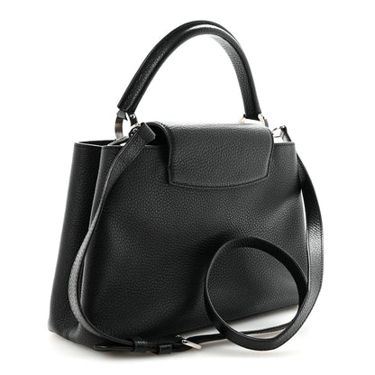 Louis Vuitton Taurillon Capucines PM Black 3 of 9