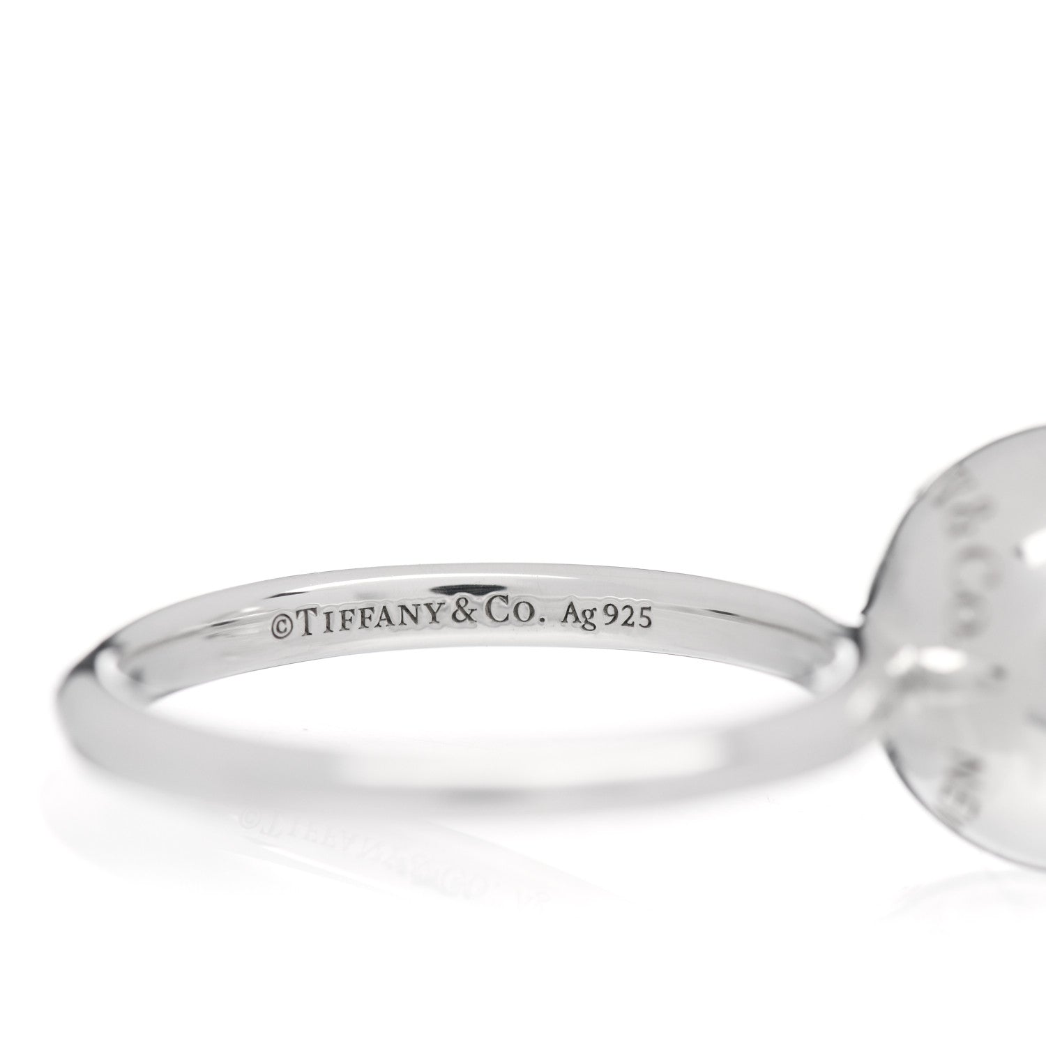 Tiffany Sterling Silver 12mm HardWear Ball Ring 57 8 5 of 5