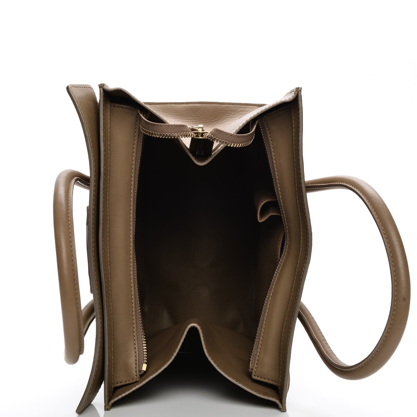 Smooth Calfskin Mini Luggage Camel