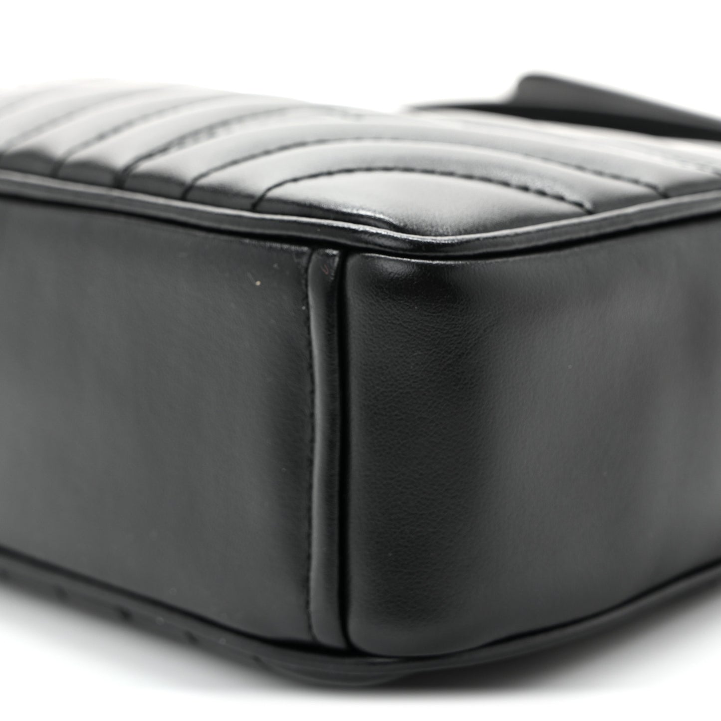 Soft Calfskin Diagramme Crossbody Bag Black